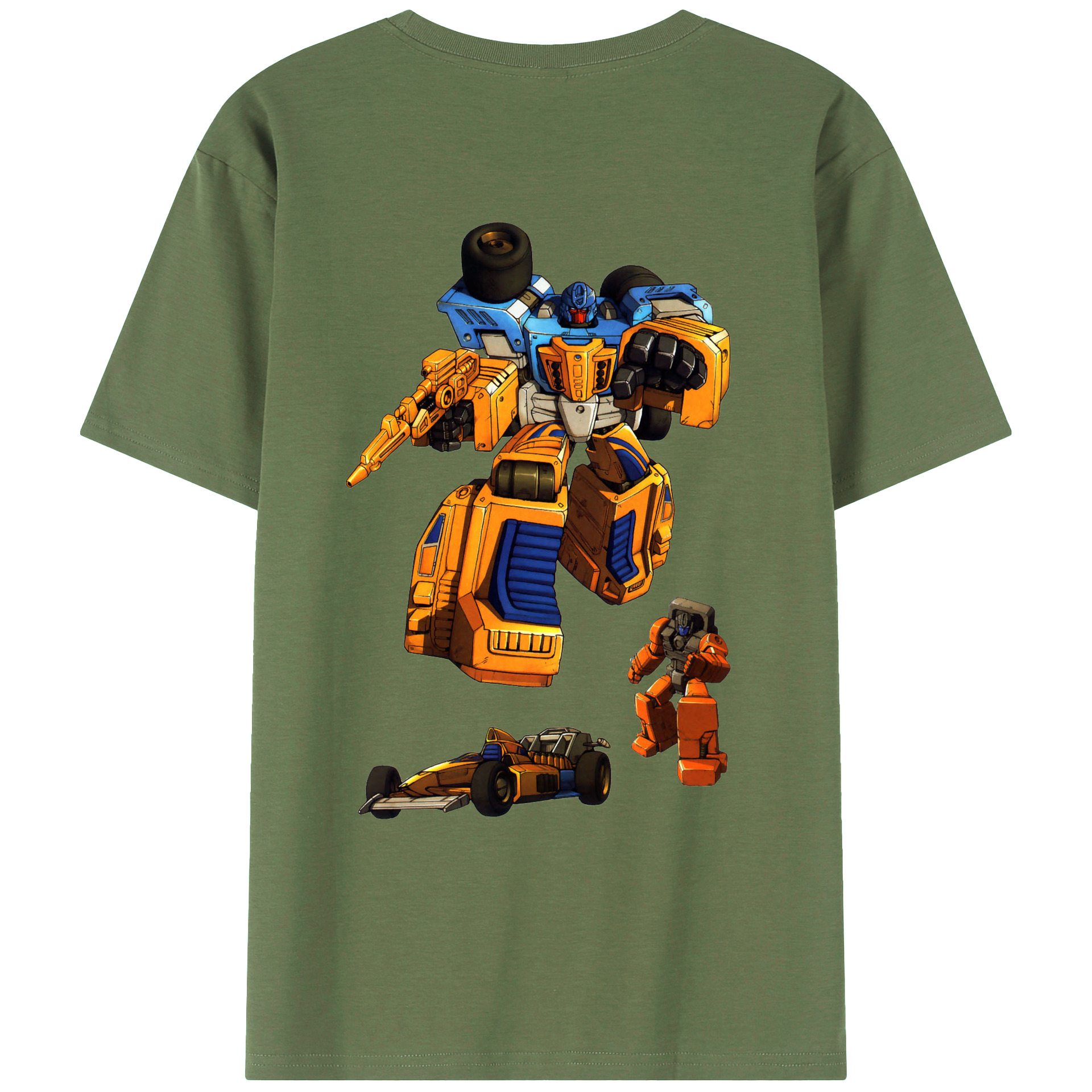（画像用）  綿100％ メンズ半袖Tシャツ（バックプリント） 通気性